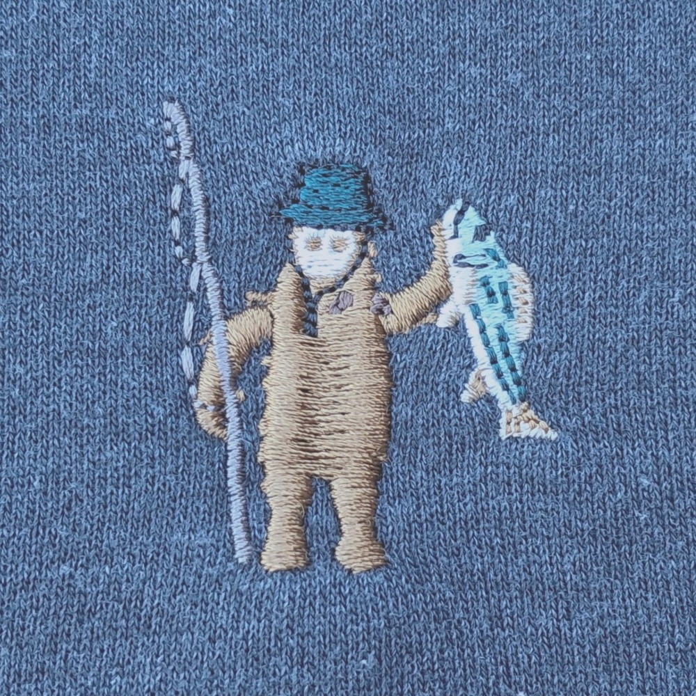 tentree Men's Fisherman Hoodie Gray Embroidered Organic Cotton Pullover Medium - Picture 4 of 9